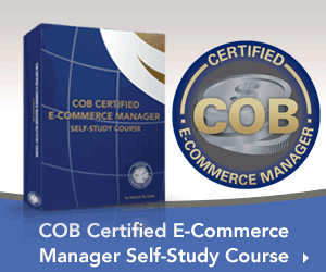 Get the COB Certified E-Commerce Manager Self-Study Course