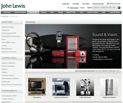 JohnLewis.com Web Site Screenshot